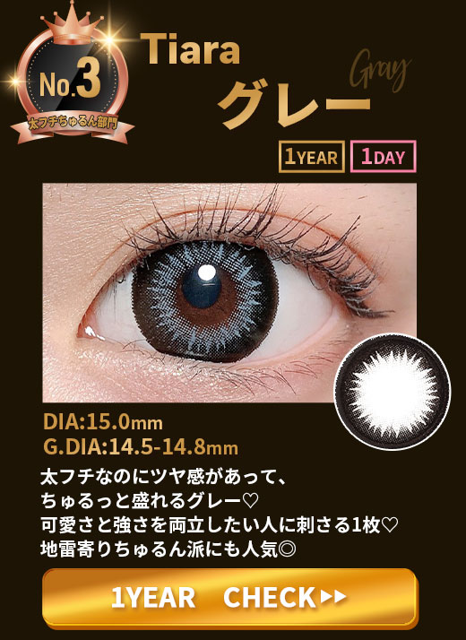 Tiaraグレー1年