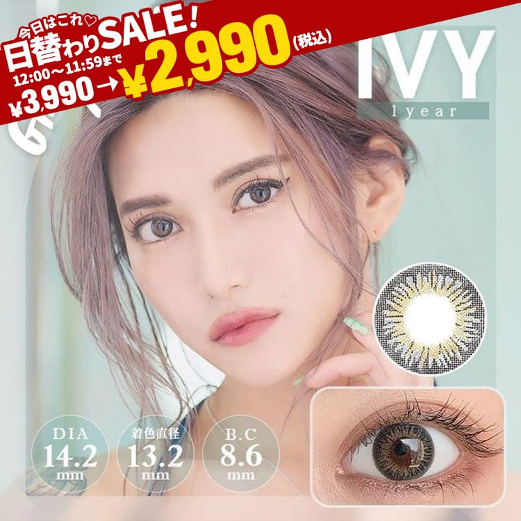 IVYグレークオーツ最長1年【2枚(1箱1枚ずつ)】