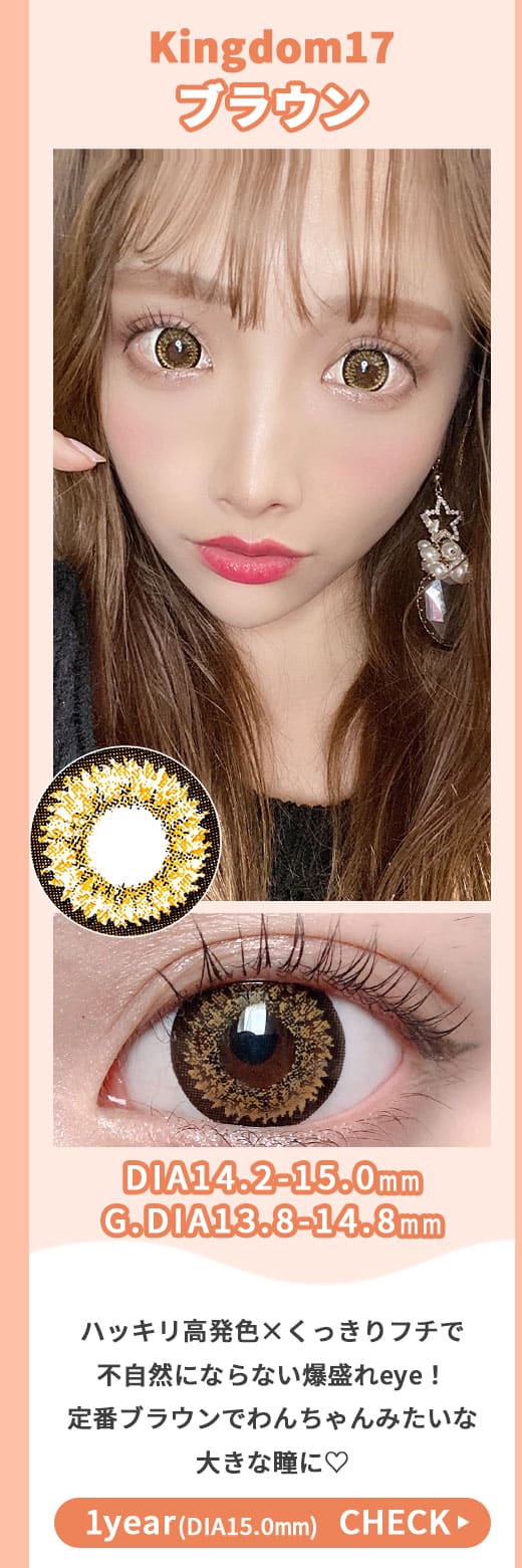 Kingdom17ブラウン1年 DIA15.0mm