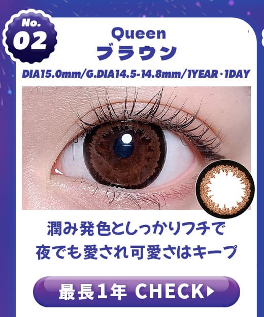 Queenブラウン1年使用